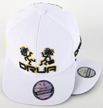 Load image into Gallery viewer, Drua Ciri FIJI 50th Independence Snap back cap - Gold/White
